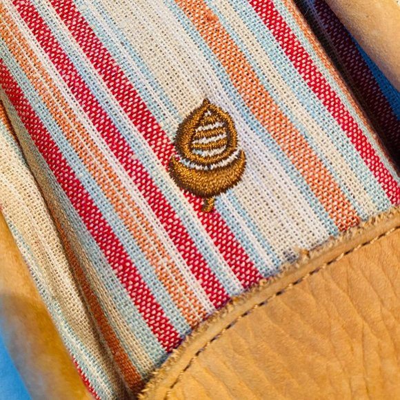 Acorn Womens Brown Leather Comfy Clog Slippers 6 - Picture 7 of 10